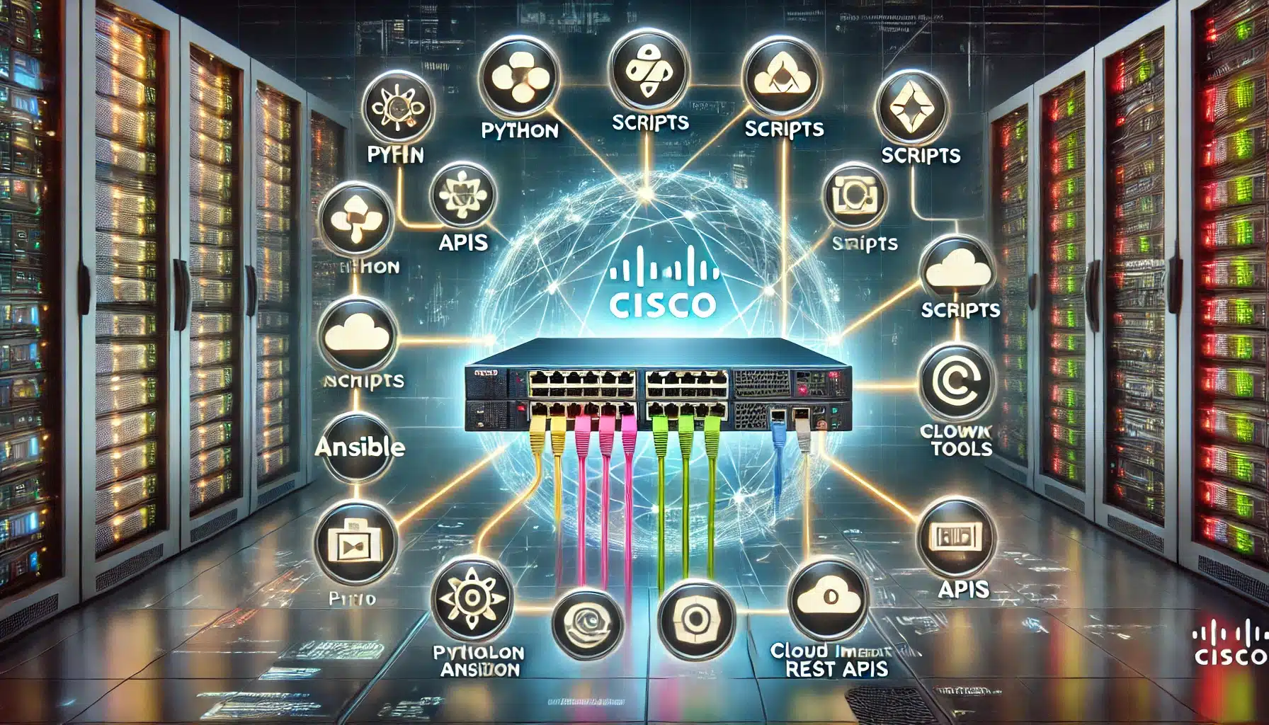 How many ways can use automation connecting into Cisco device 